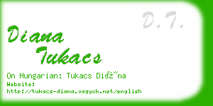 diana tukacs business card